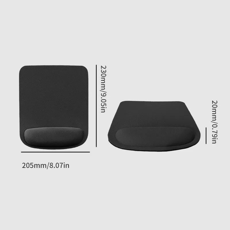Ergonomic Gel Wrist Rest Mouse Pad – Non-Slip Memory Foam Wrist Support for Office, Gaming & Laptop Use