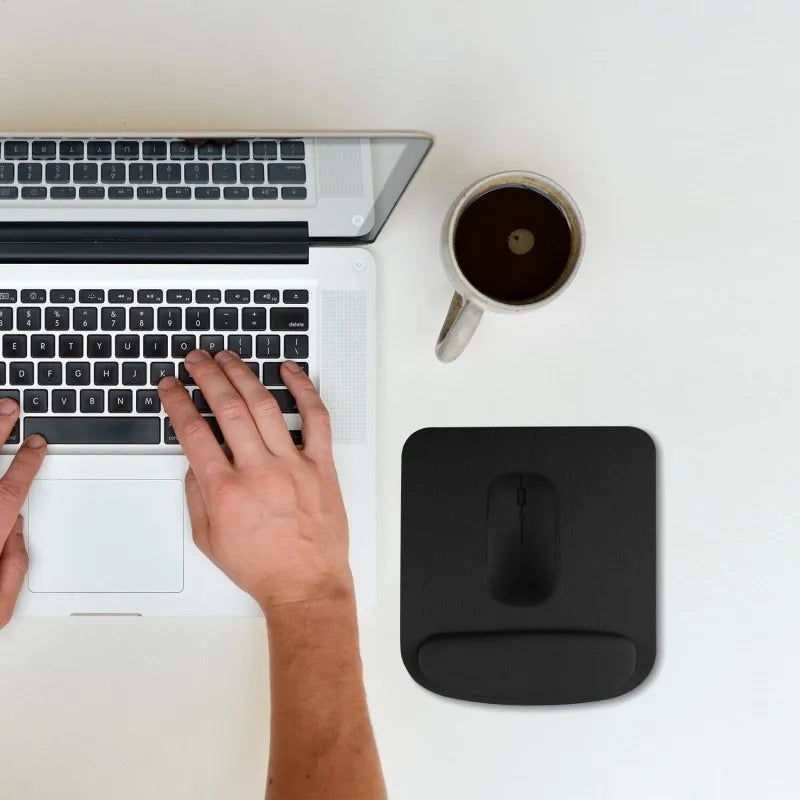 Ergonomic Gel Wrist Rest Mouse Pad – Non-Slip Memory Foam Wrist Support for Office, Gaming & Laptop Use