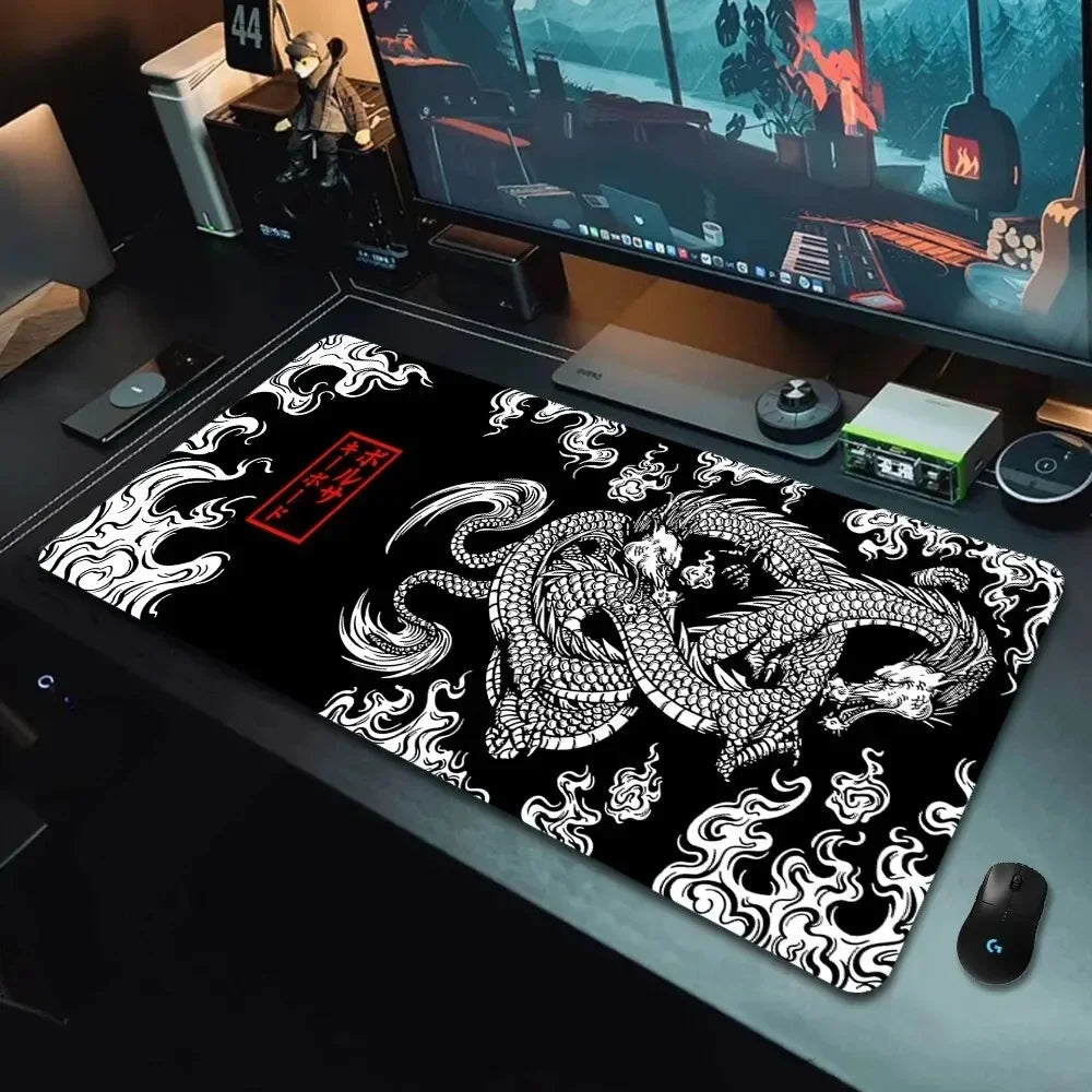 Dragon Anime Gaming Mouse Pad XXL Speed Desk Mat Extended Keyboard & Mouse Mat