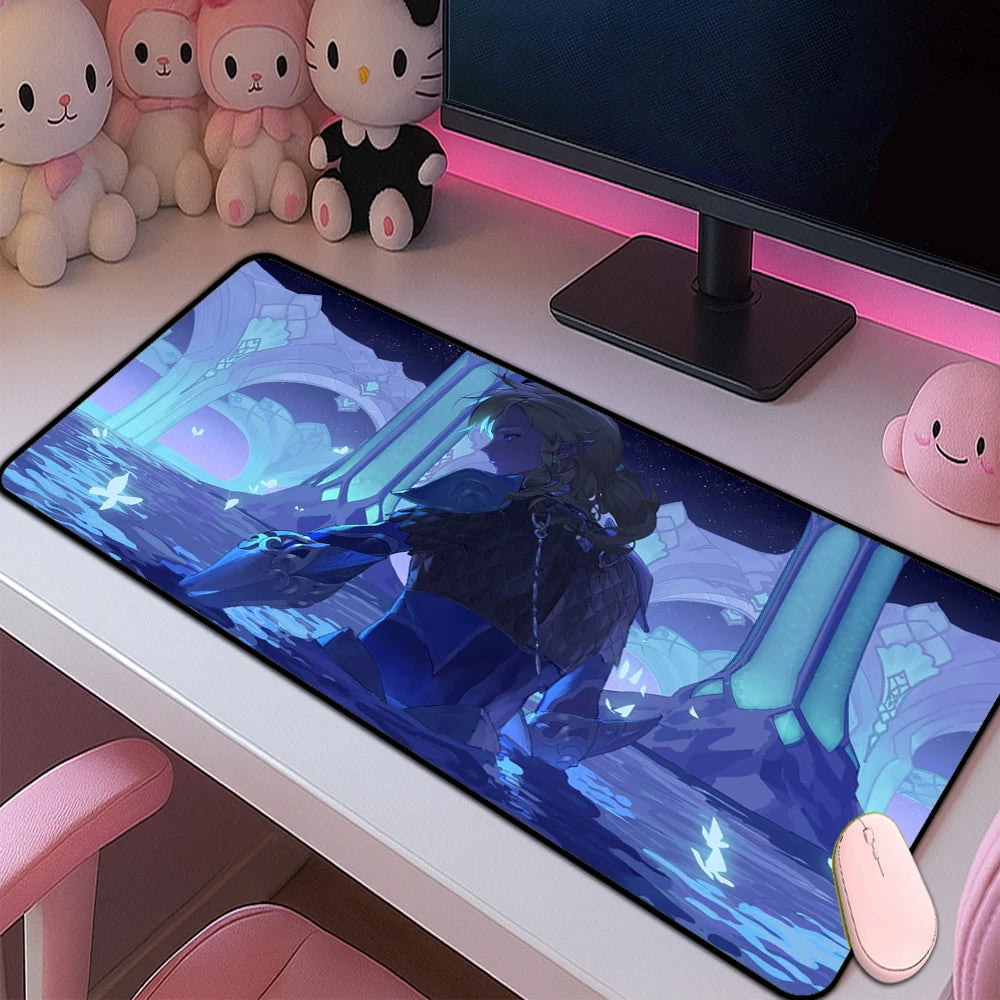 Starry Fantasy Gaming Mouse Pad XXL Extended Desk Mat Galaxy Night Sky