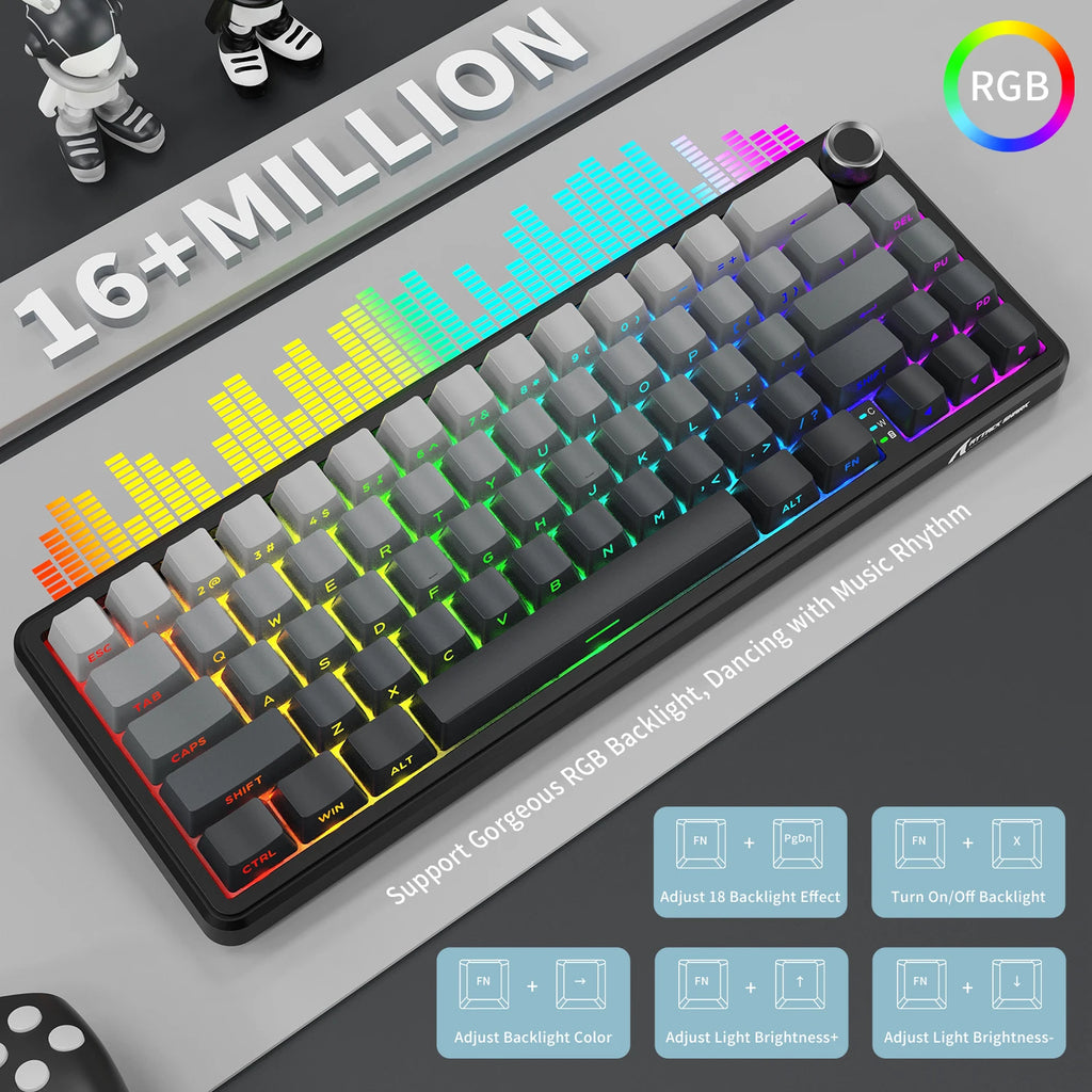 ATTACK SHARK X66 Wireless Mechanical Keyboard