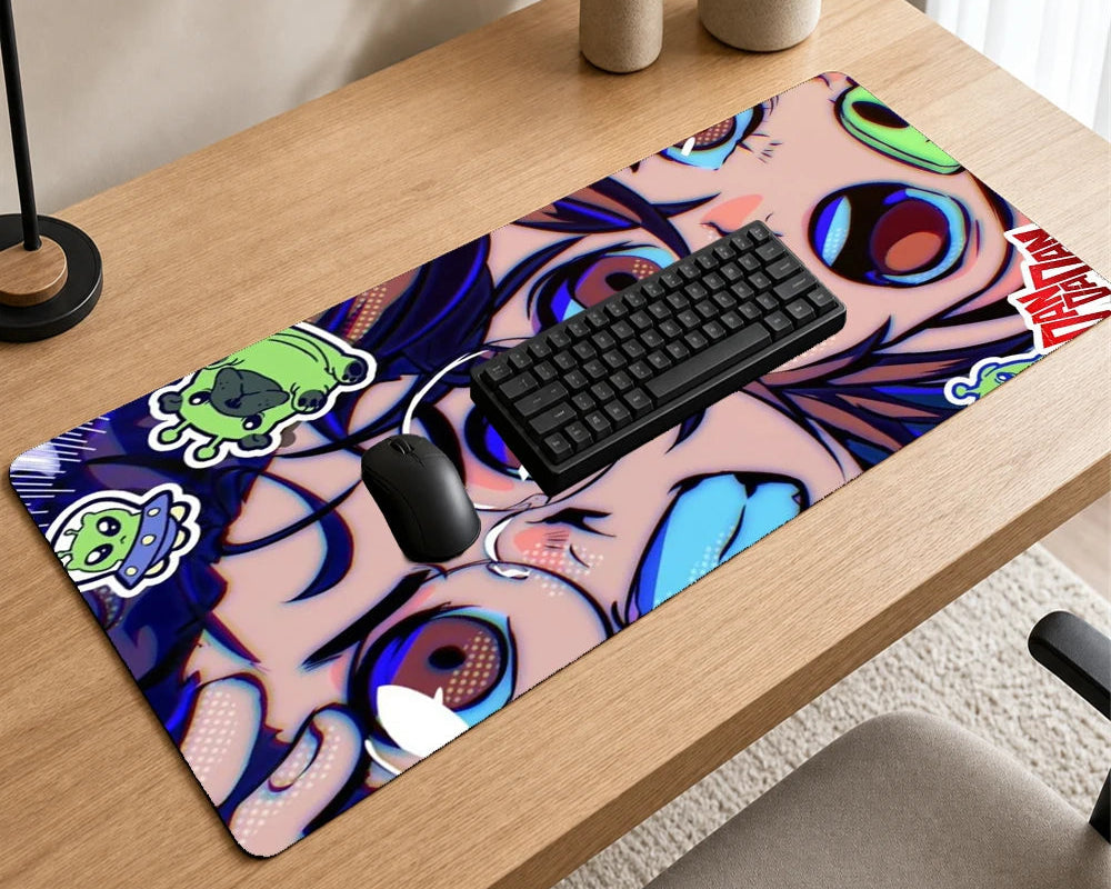 Anime Mouse Pad XXL Large Extended Mousemat Deskmat Vibrant Cartoon Desk Mat 90x40 Gaming Office Supplies PC Playmat Pad