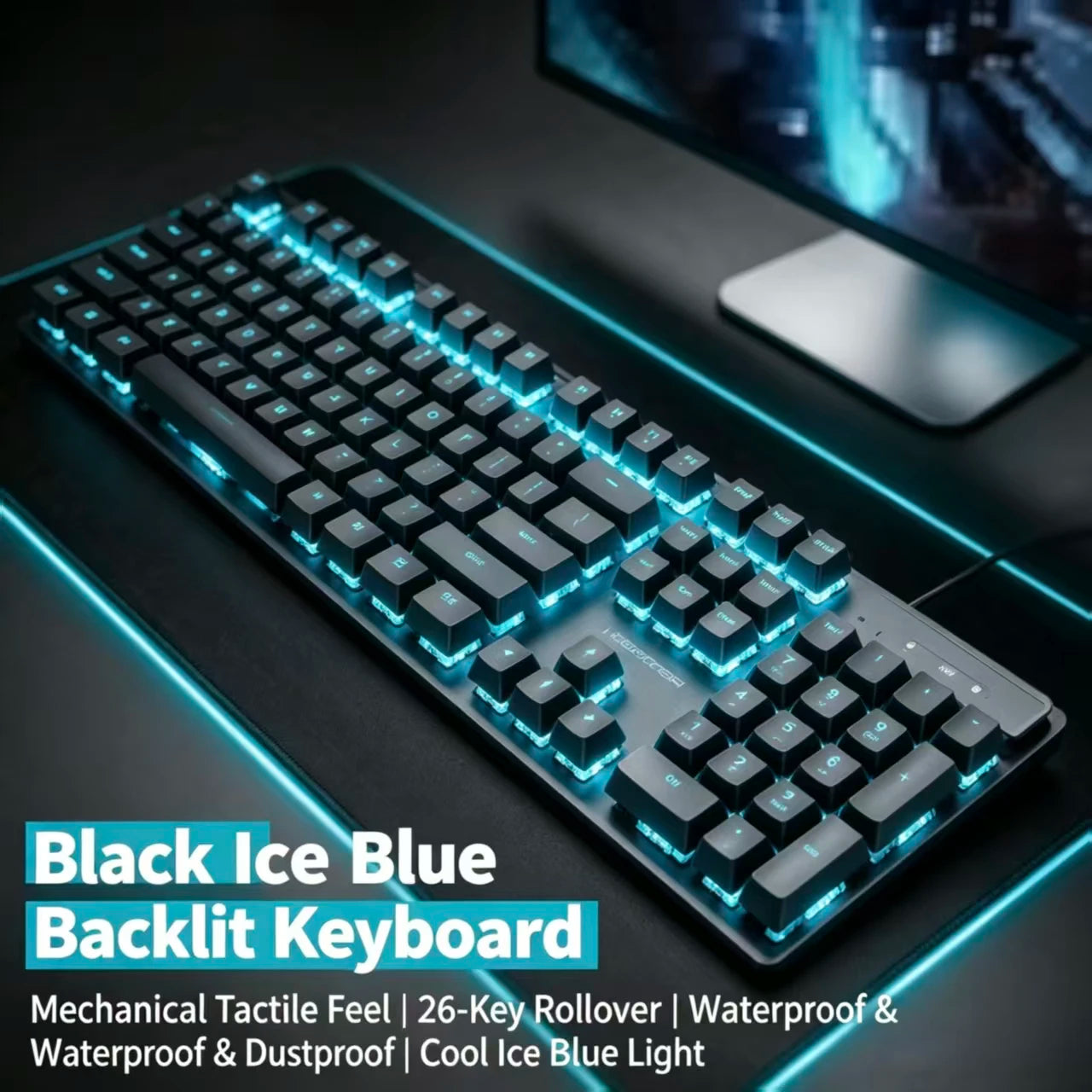 Pro-Pioneer GX330 Wired Gaming Keyboard & Mouse Combo – Mechanical Feel RGB Desktop Gaming Set