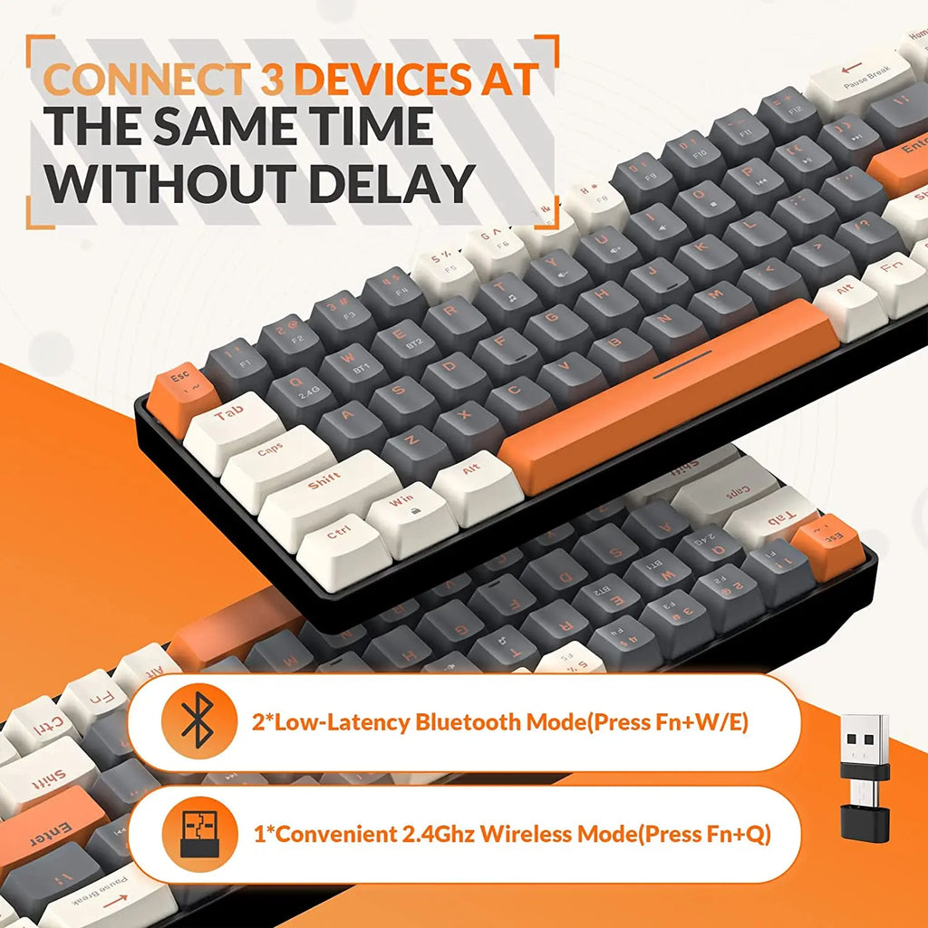 RK68 60% Wireless Mechanical Gaming Keyboard