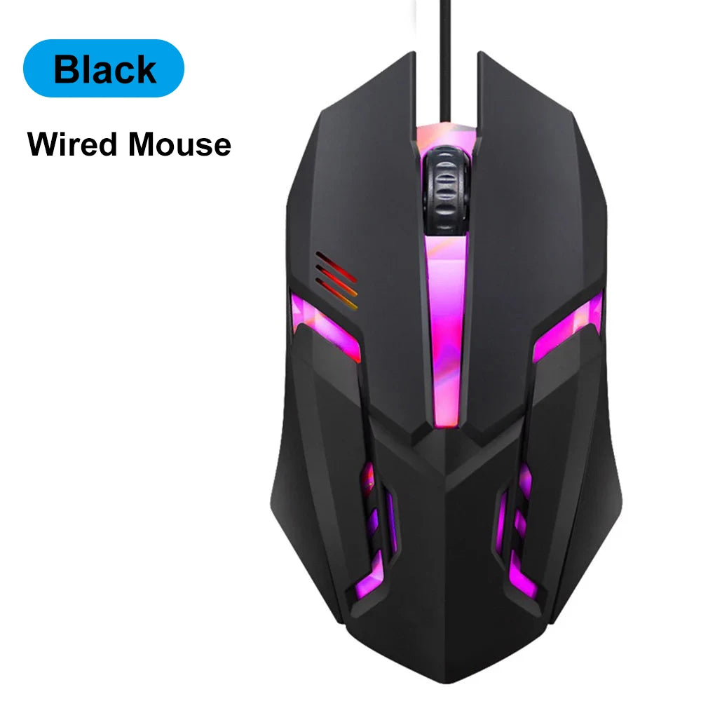 Bluetooth 5.2 & 2.4GHz Dual-Mode Wireless RGB Gaming Mouse – Silent 6-Button Mouse for PC, MacBook & Laptop