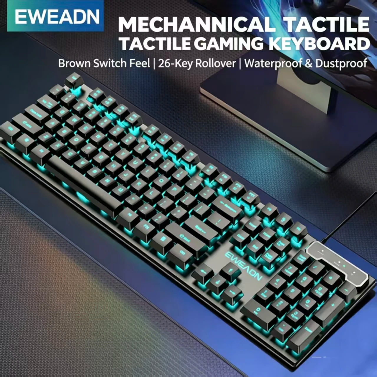 Pro-Pioneer GX330 Wired Gaming Keyboard & Mouse Combo – Mechanical Feel RGB Desktop Gaming Set