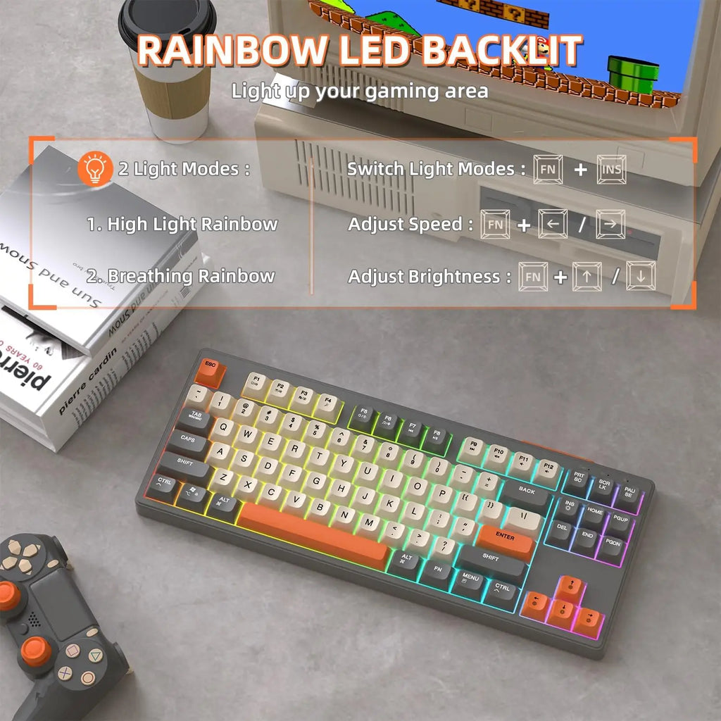 M87 Wireless TKL Gaming Keyboard RGB