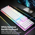 Pro-Pioneer GX330 Wired Gaming Keyboard & Mouse Combo – Mechanical Feel RGB Desktop Gaming Set