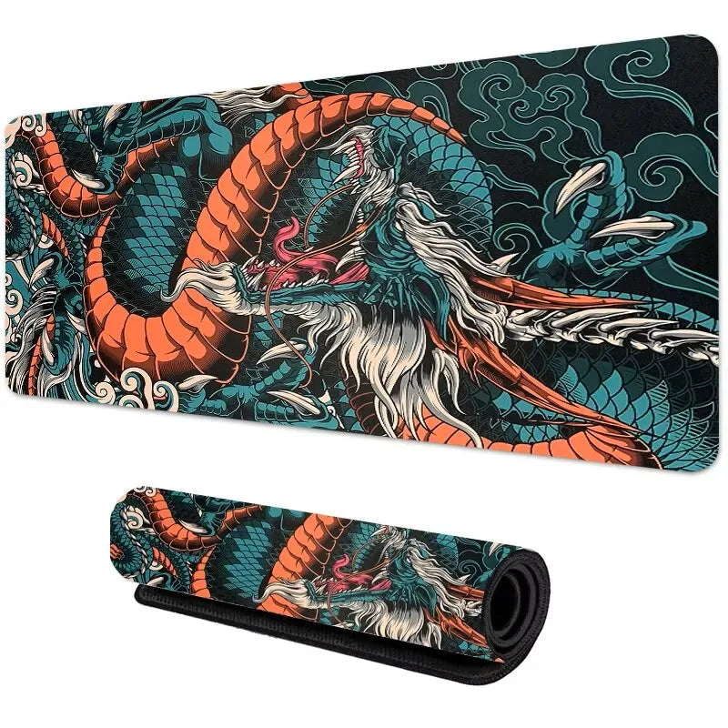 Dragon Anime Gaming Mouse Pad XXL Speed Desk Mat Extended Keyboard & Mouse Mat