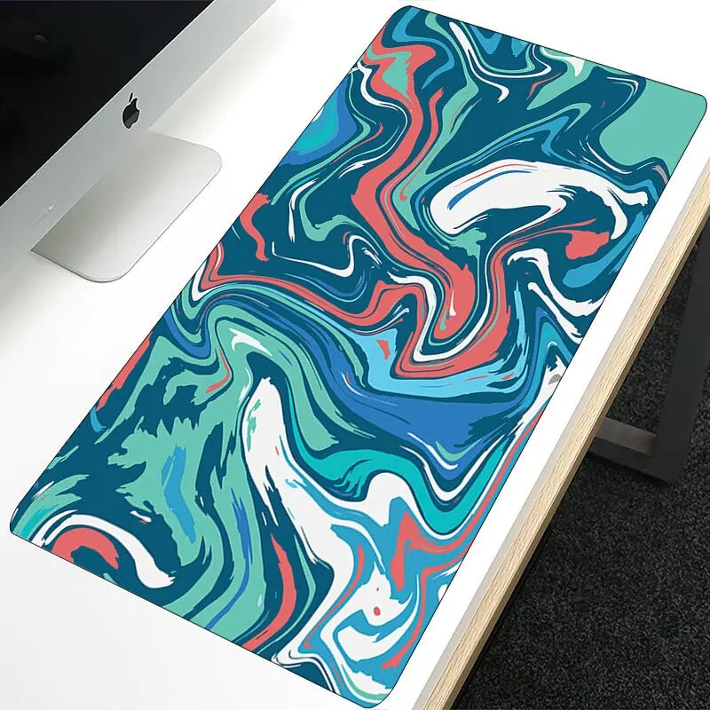 Strata Liquid Anime Gaming Mouse Pad Extended Desk Mat Non-Slip Keyboard & Mouse Pad