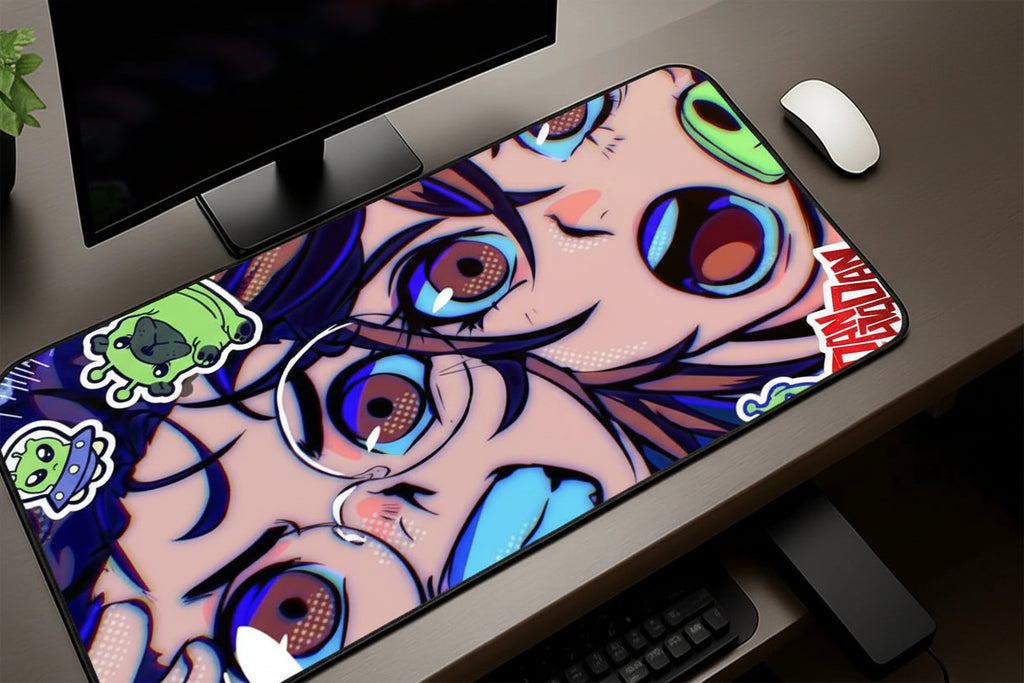 Anime Mouse Pad XXL Large Extended Mousemat Deskmat Vibrant Cartoon Desk Mat 90x40 Gaming Office Supplies PC Playmat Pad
