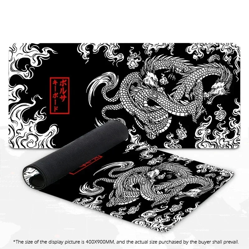 Dragon Anime Gaming Mouse Pad XXL Speed Desk Mat Extended Keyboard & Mouse Mat