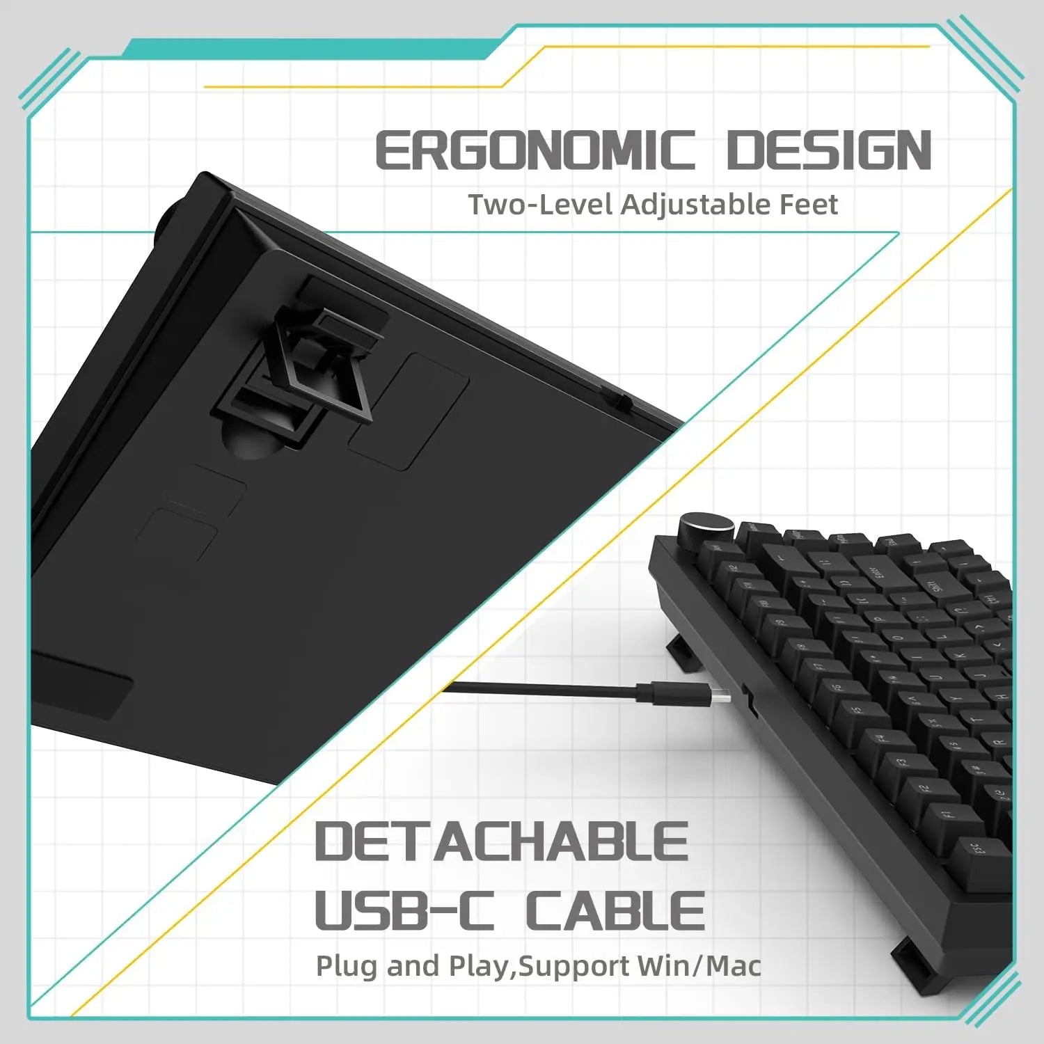 AJAZZ AK820 Mechanical Gaming Keyboard
