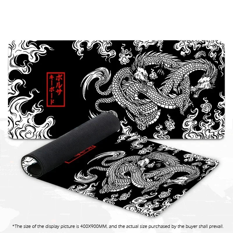 Dragon Anime Gaming Mouse Pad XXL Speed Desk Mat Extended Keyboard & Mouse Mat