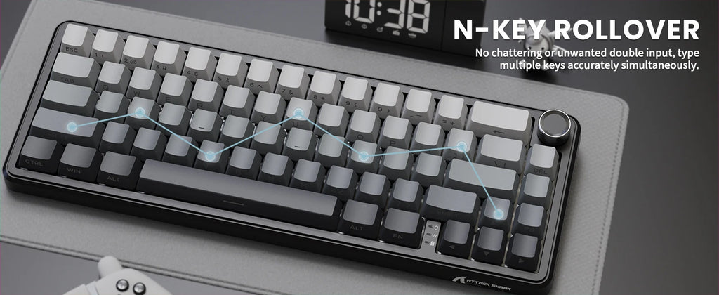 ATTACK SHARK X66 Wireless Mechanical Keyboard
