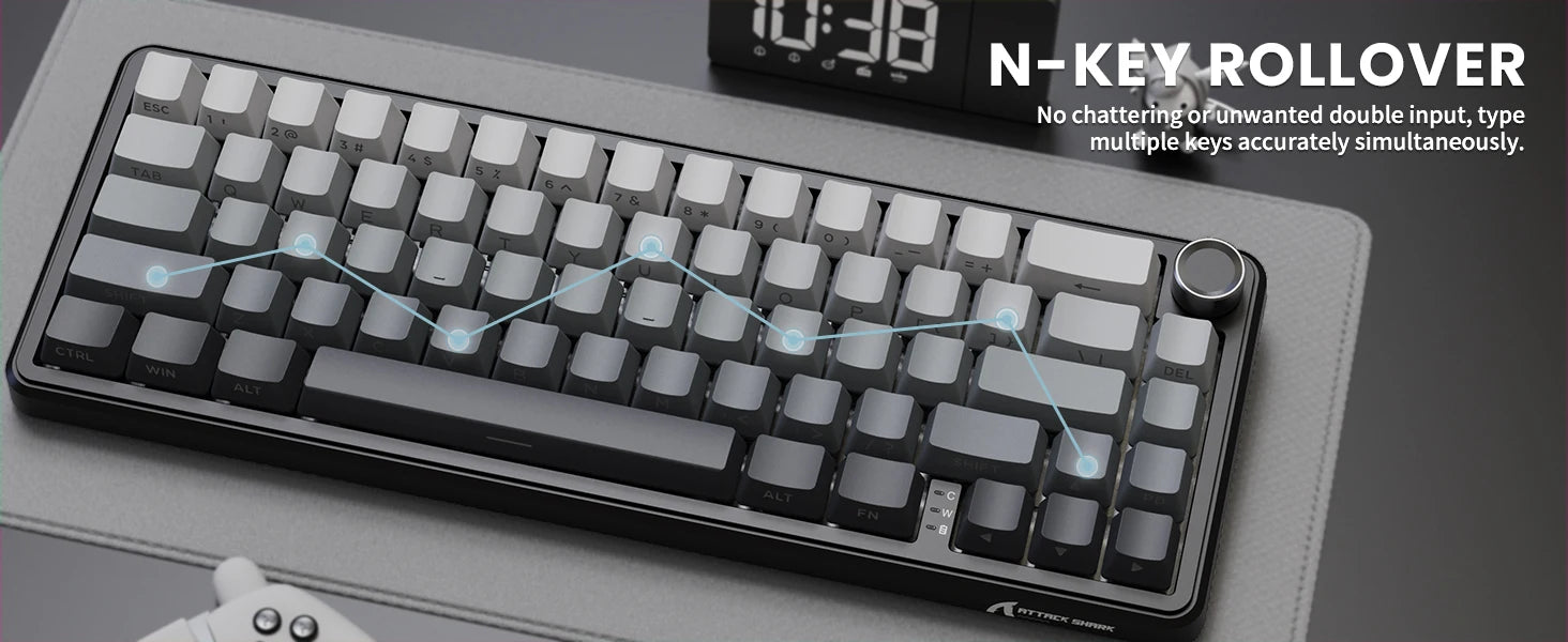 ATTACK SHARK X66 Wireless Mechanical Keyboard