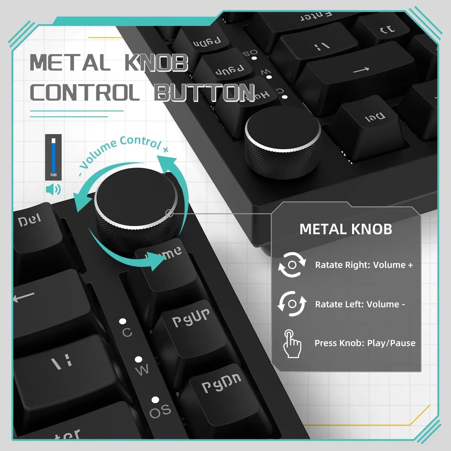 AJAZZ AK820 Mechanical Gaming Keyboard
