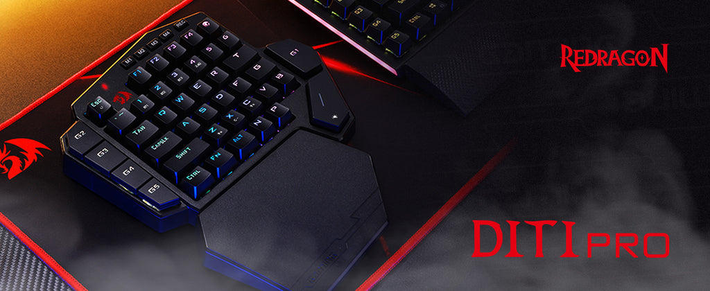 Redragon K585 PRO Wireless One-Handed Gaming Keyboard