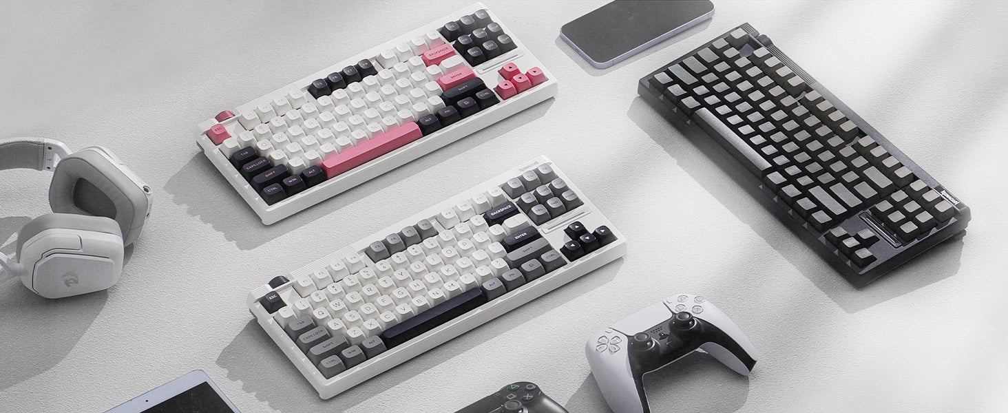 Redragon K729 Wired TKL Mechanical Gaming Keyboard – 87-Key 80% Layout, Gasket Mount, RGB & Hot-Swap